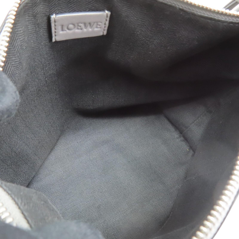 瀝青灰色牛皮 CUBI CROSSBODY 肩背包【LOEWE 羅威】-4