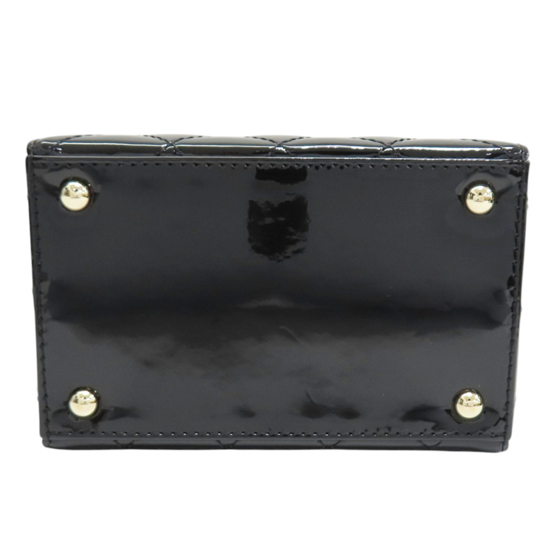 黑色 漆皮皮革 硬盒 肩背包【CHANEL 香奈兒】 AS5591-3