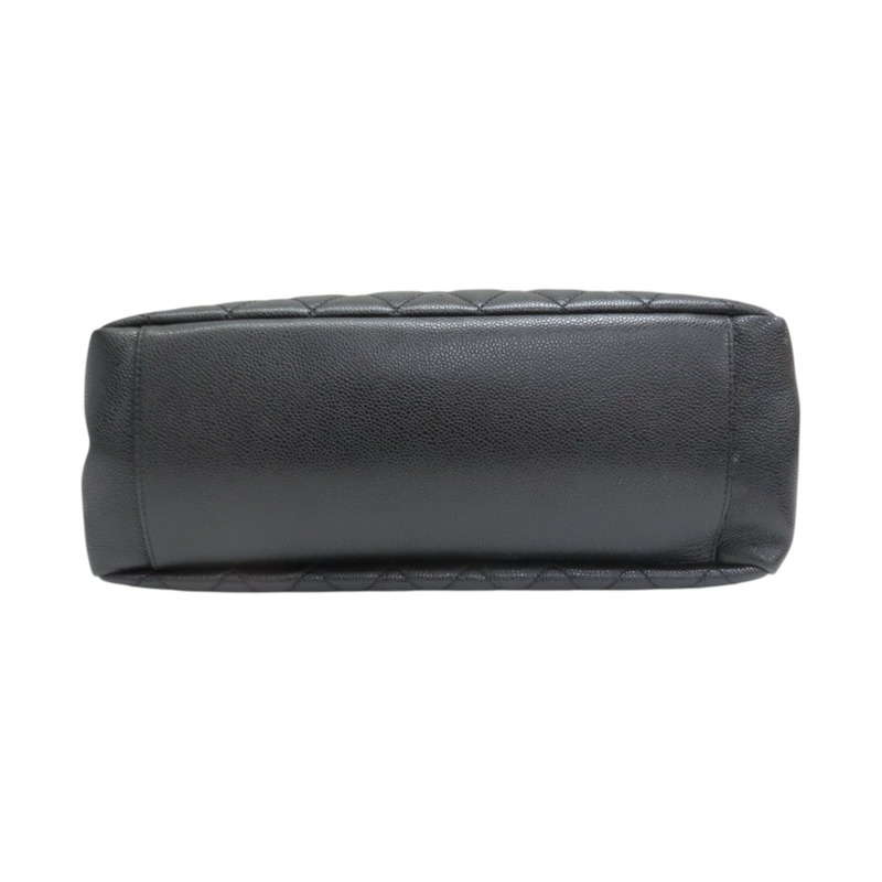 黑色 荔枝紋 牛皮 GST 肩背包 無卡【CHANEL 香奈兒】 A50995-3