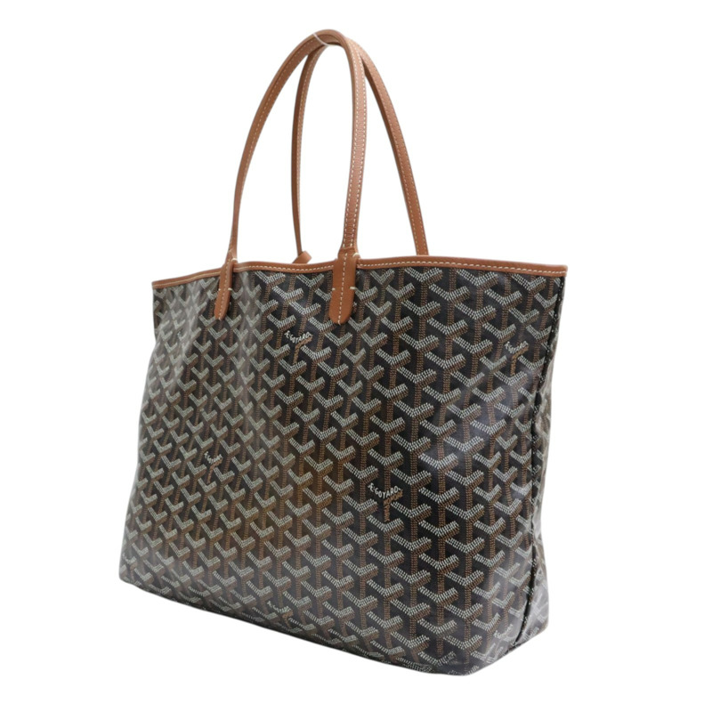 棕色 Goyard 帆布 Saint Louis PM 托特包 肩背包【GOYARD 高雅德】-2