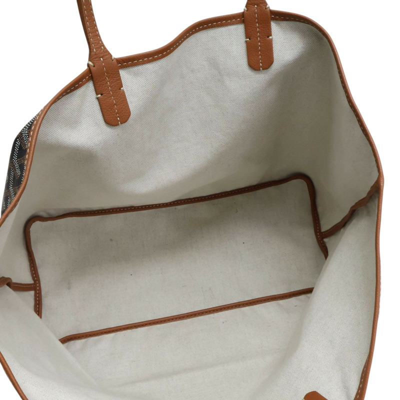 棕色 Goyard 帆布 Saint Louis PM 托特包 肩背包【GOYARD 高雅德】-3