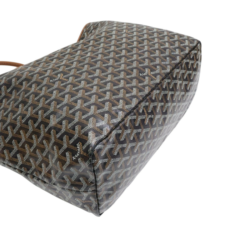 棕色 Goyard 帆布 Saint Louis PM 托特包 肩背包【GOYARD 高雅德】-10