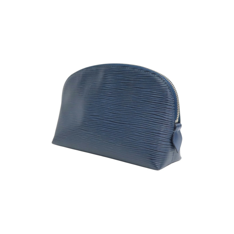 藍色 EPI 水波紋 牛皮 Cosmetic Pouch 手拿包 M40638【LOUIS VUITTON LV 路易威登】 M40638-2