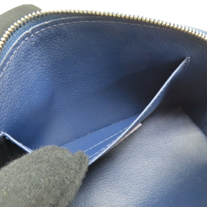 藍色 EPI 水波紋 牛皮 Cosmetic Pouch 手拿包 M40638【LOUIS VUITTON LV 路易威登】 M40638-5