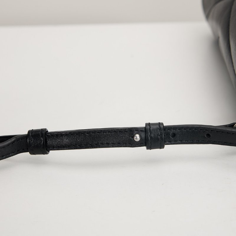 二手YSL Toy Loulou方胖/黑銀-13