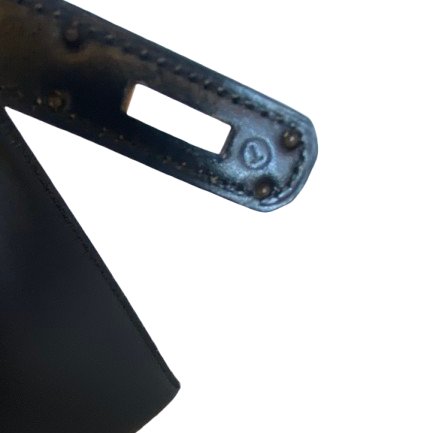 Hermes 愛馬仕 Kelly 28 外縫 黑色 盒子皮 金扣-12