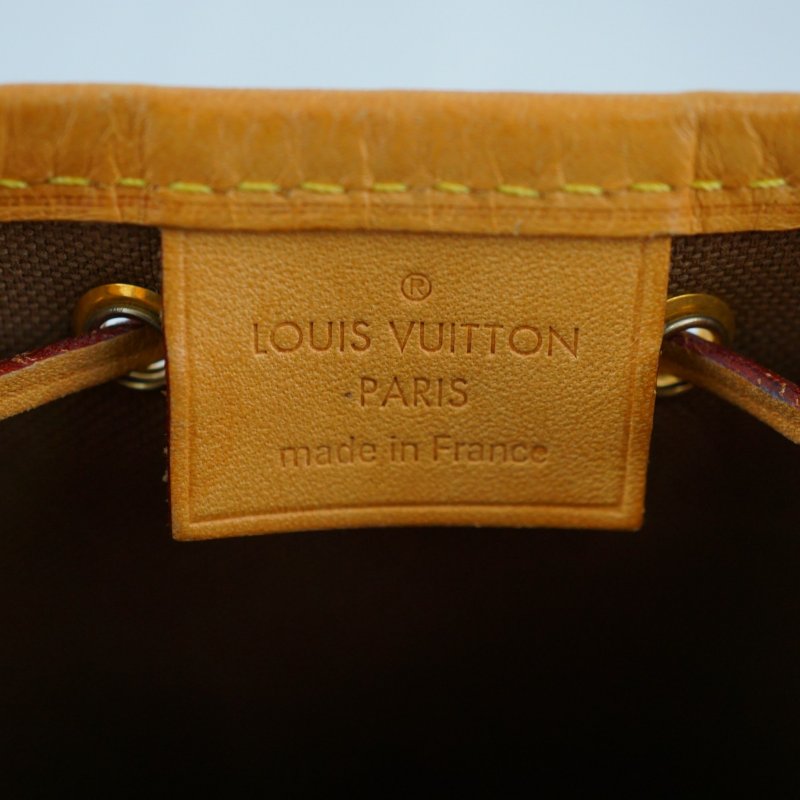 Louis Vuitton LV M41346 Noe BB原花束口迷你水桶包 斜背包-11