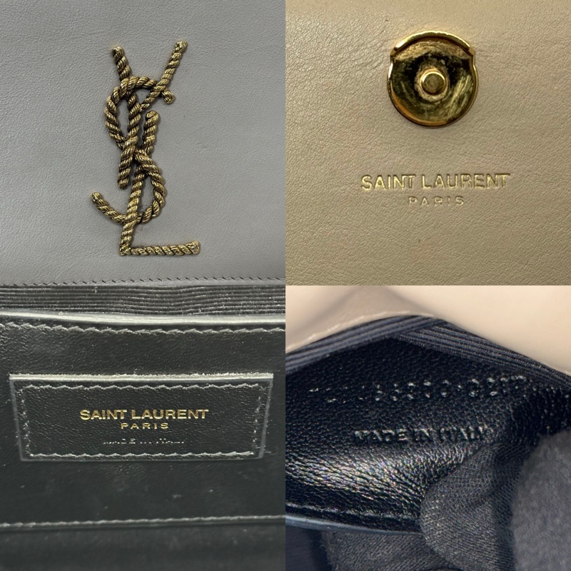 YSL 聖羅蘭 卡其色牛皮肩背斜背包 KATE MEDIUM-6