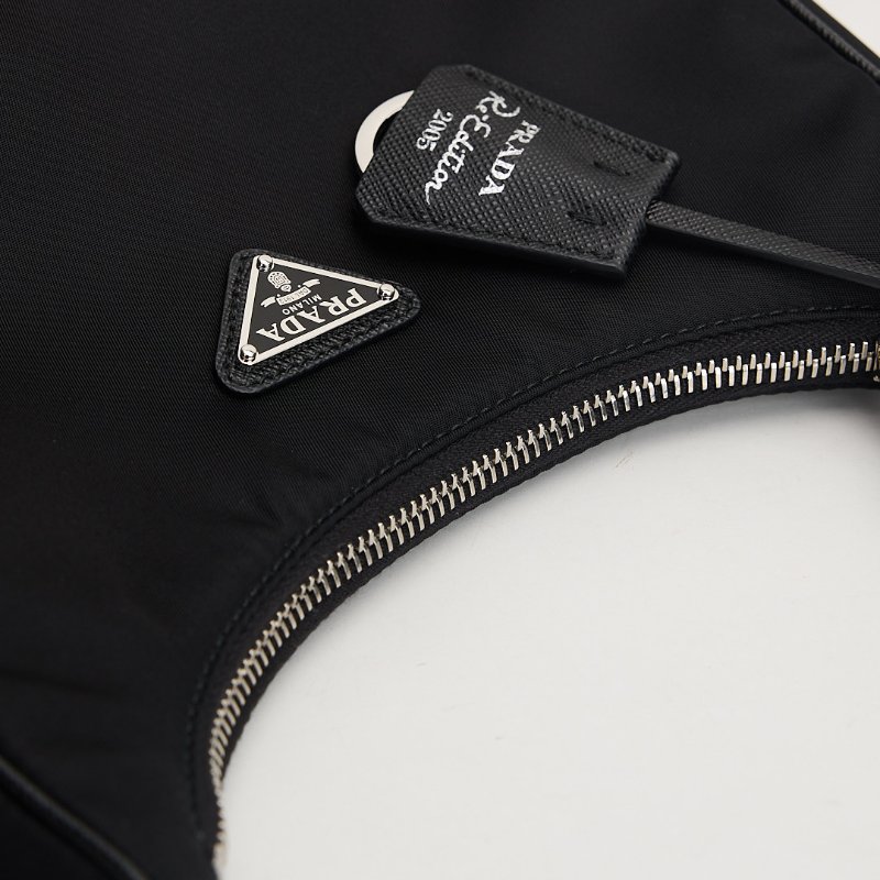 二手Prada hobo 2005 新款腋下包/黑色-11