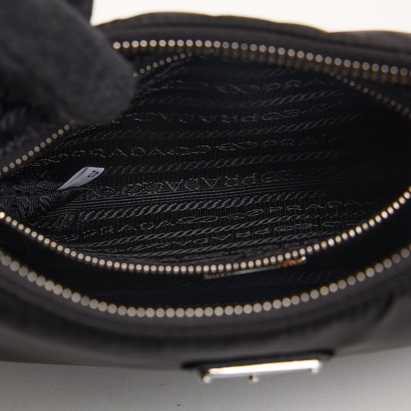 二手Prada hobo 2005 新款腋下包/黑色-17