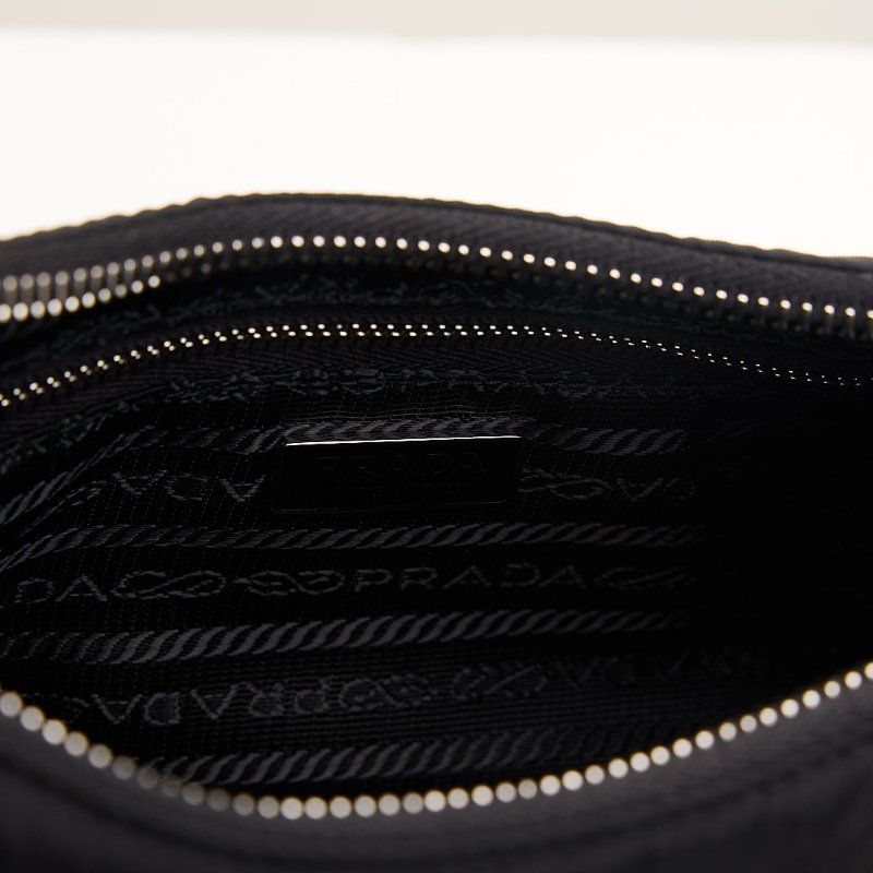 二手Prada hobo 2005 新款腋下包/黑色-18