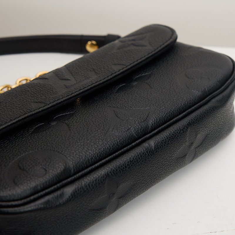 二手Lv Ivy woc 黑壓紋-5