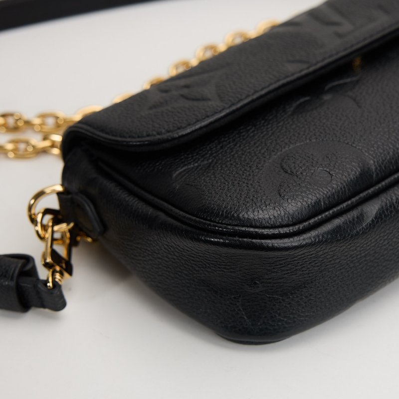 二手Lv Ivy woc 黑壓紋-6