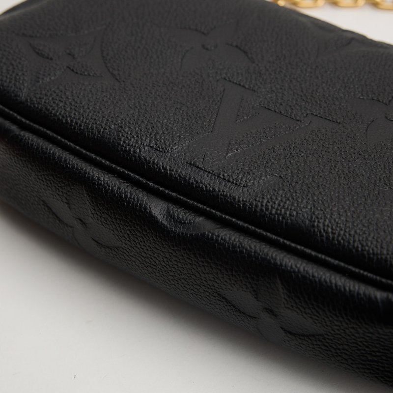 二手Lv Ivy woc 黑壓紋-8