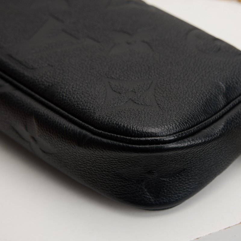 二手Lv Ivy woc 黑壓紋-9