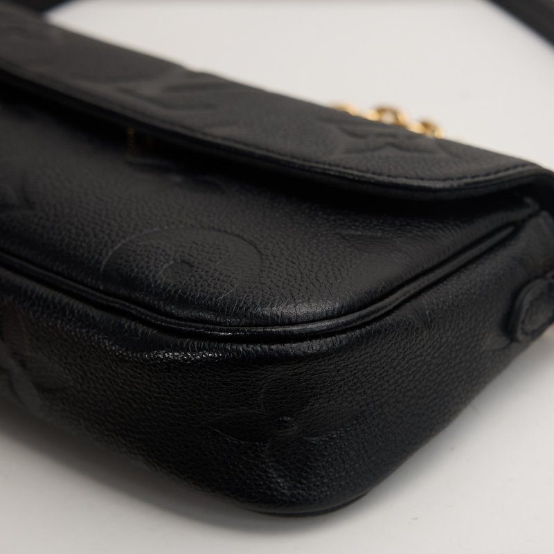 二手Lv Ivy woc 黑壓紋-11