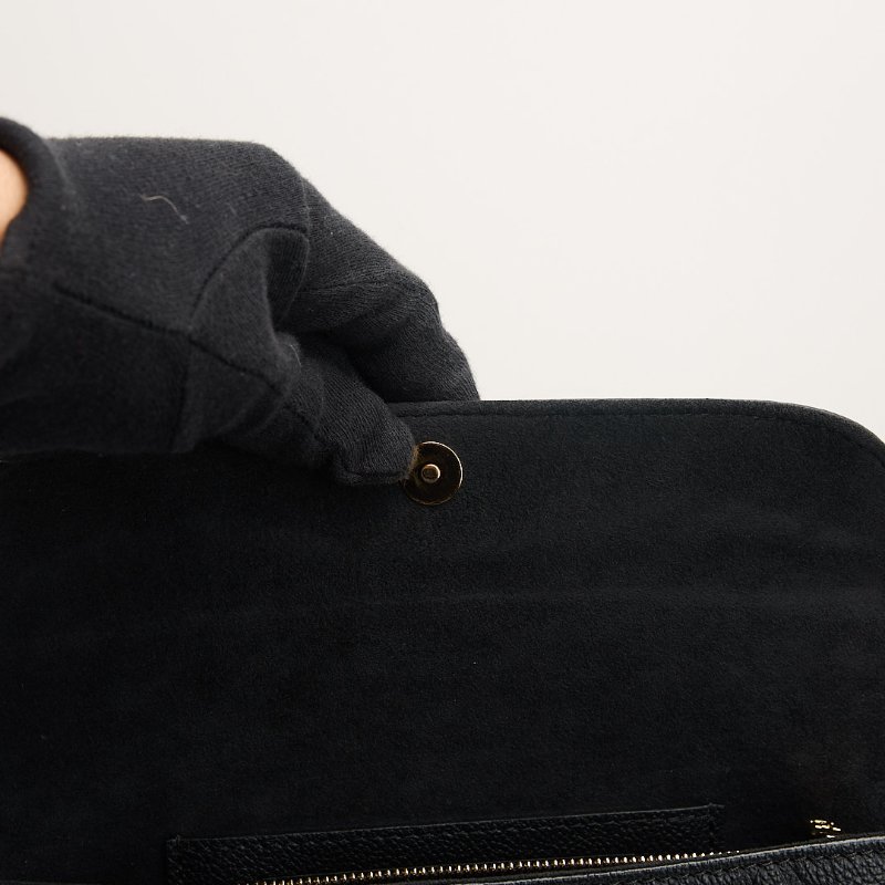 二手Lv Ivy woc 黑壓紋-17