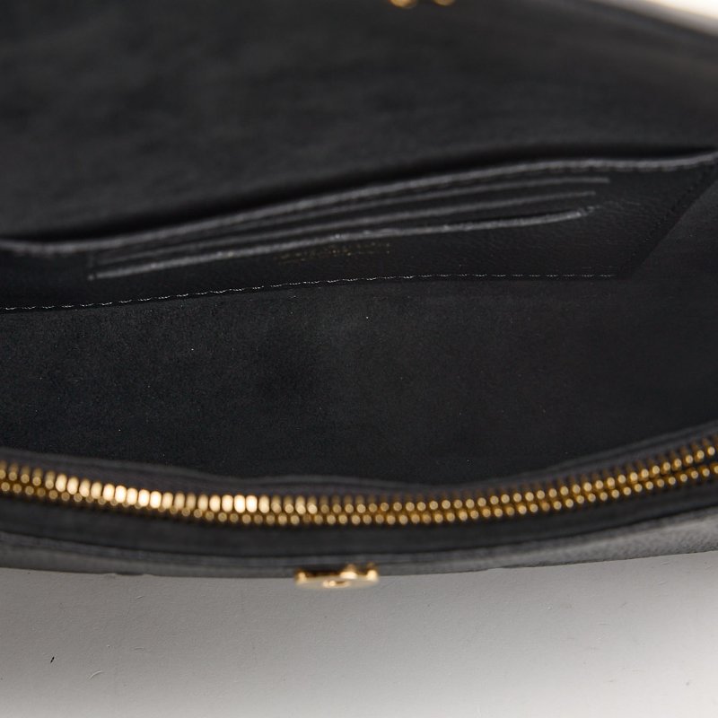 二手Lv Ivy woc 黑壓紋-18