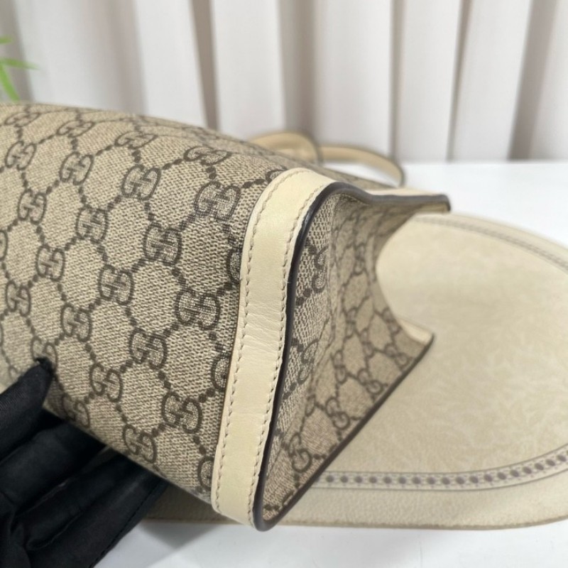 cq zyy GUCCI古馳 Padlock小號老花鏈條包 米白拼色 經典款 容量實用 手機錢包都能裝 日常出門很方便 百搭不挑衣服-7