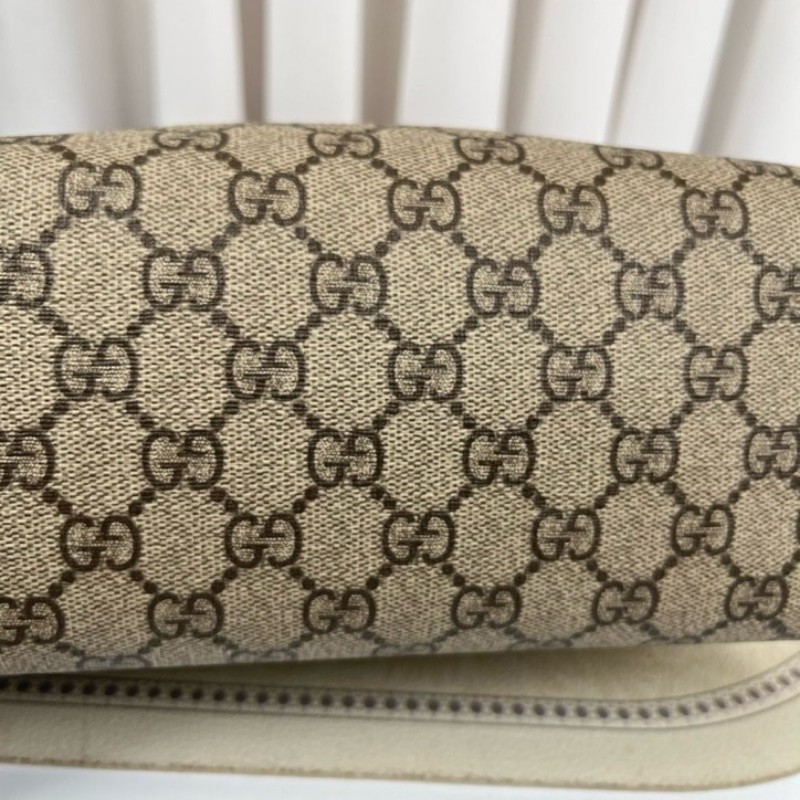 cq zyy GUCCI古馳 Padlock小號老花鏈條包 米白拼色 經典款 容量實用 手機錢包都能裝 日常出門很方便 百搭不挑衣服-8