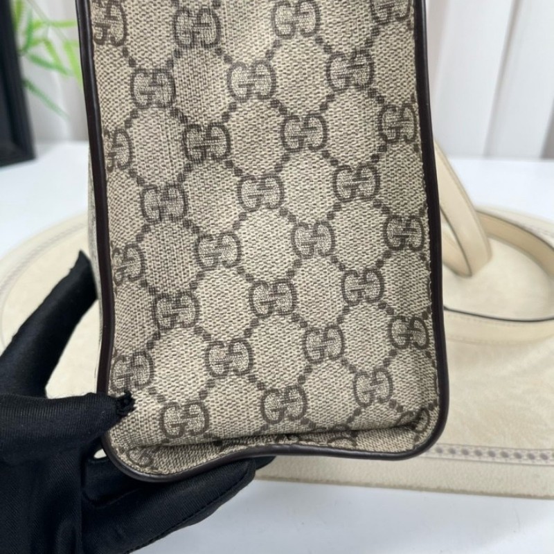 cq zyy GUCCI古馳 Padlock小號老花鏈條包 米白拼色 經典款 容量實用 手機錢包都能裝 日常出門很方便 百搭不挑衣服-10