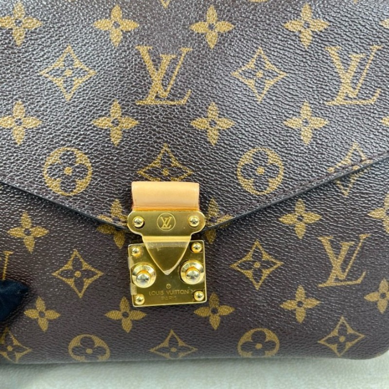 LV路易威登 Pochette Metis老花郵差包中號 經典老花配色 塗層帆布拼牛皮 肩帶可調節 手提單肩斜挎都可以-20