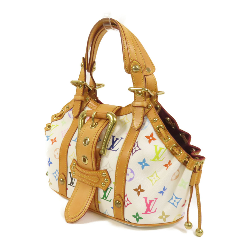 LOUIS VUITTON Monogram Multicolore Theda PM金扣手挽袋-2