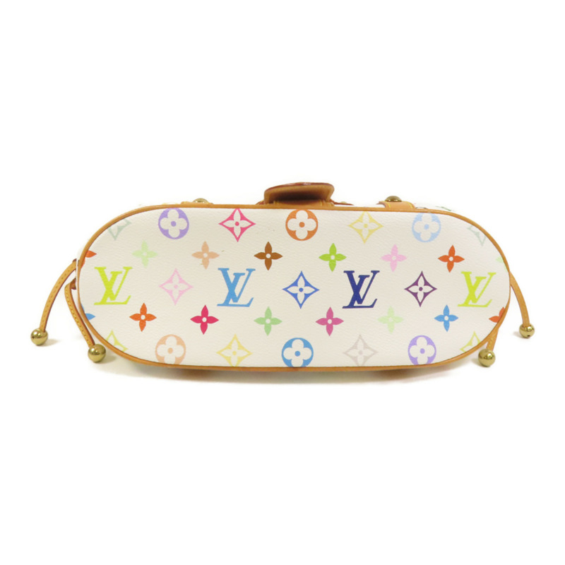 LOUIS VUITTON Monogram Multicolore Theda PM金扣手挽袋-3