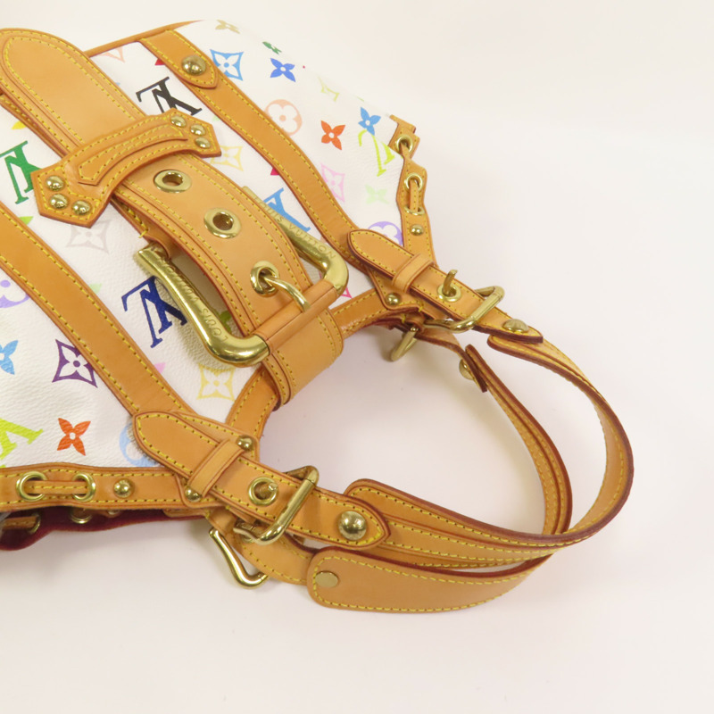 LOUIS VUITTON Monogram Multicolore Theda PM金扣手挽袋-4