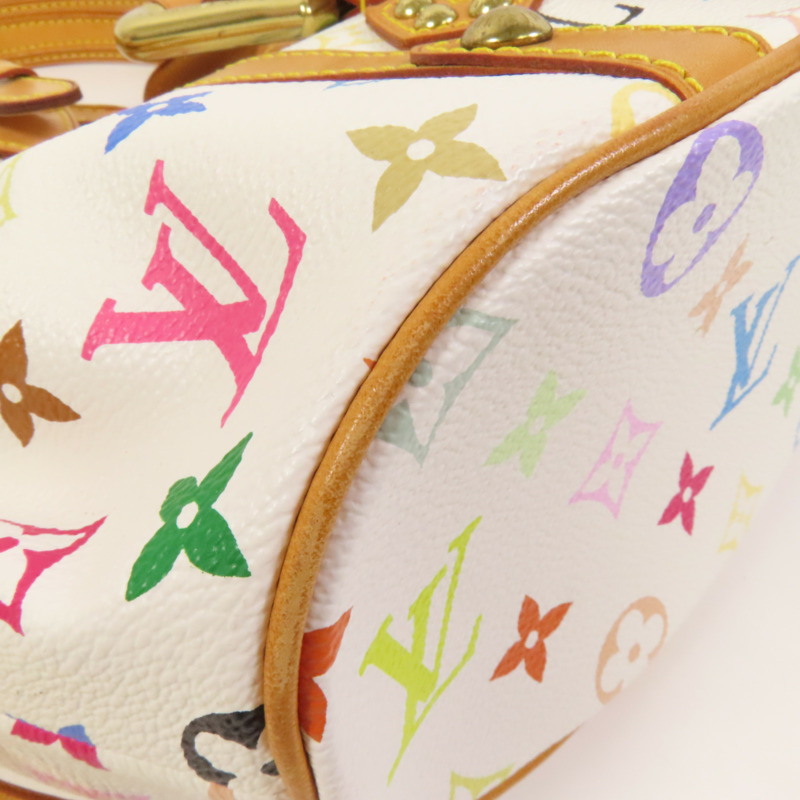 LOUIS VUITTON Monogram Multicolore Theda PM金扣手挽袋-10