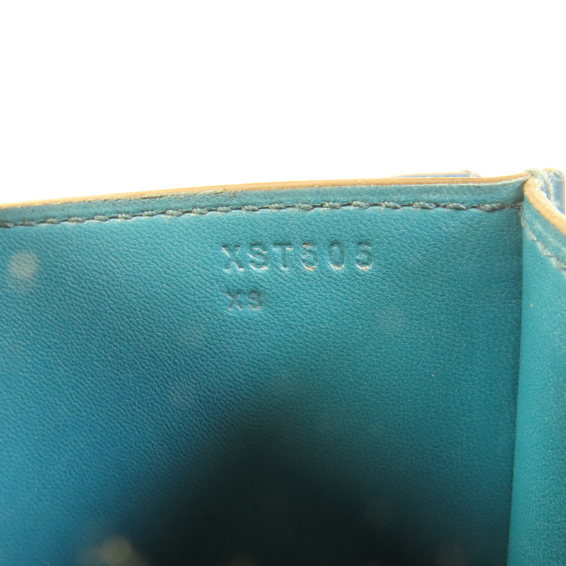 HERMES Epsom皮革Constance 24銀扣肩背袋Bleu Izmir-8