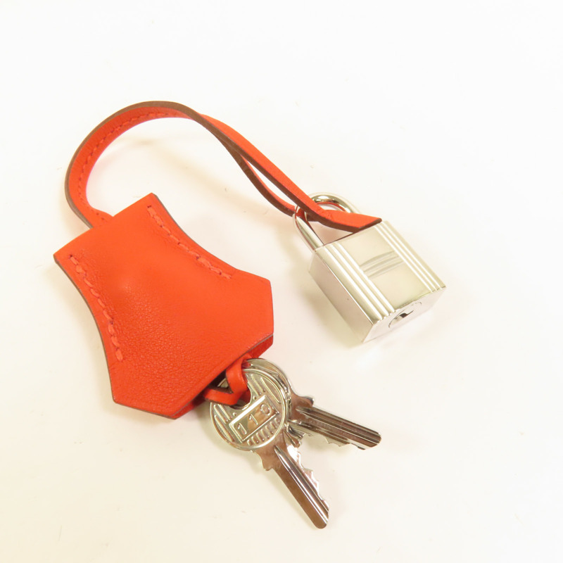 HERMES Swift皮革Toolbox 20銀扣手挽肩背兩用袋Rouge Tomate-7