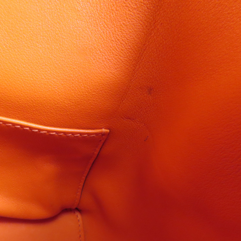 HERMES Swift皮革Toolbox 20銀扣手挽肩背兩用袋Rouge Tomate-16