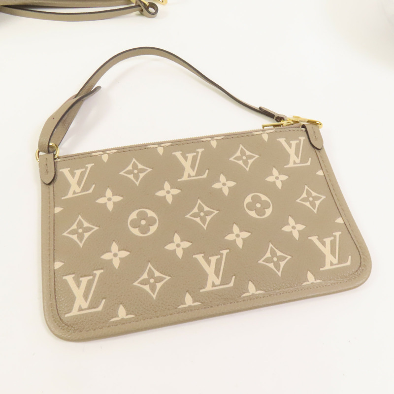 LOUIS VUITTON Monogram Empreinte Carryall PM金扣肩背袋-9
