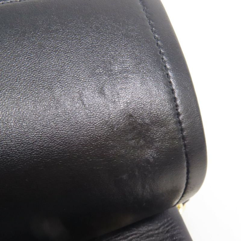 CHANEL 羊皮皮革Large Classic金扣鏈帶肩背袋-15