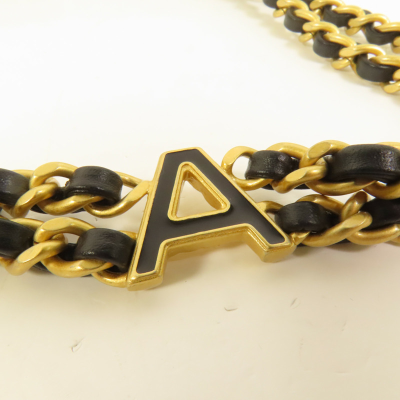 CHANEL 牛皮皮革Hobo金扣肩背袋-6