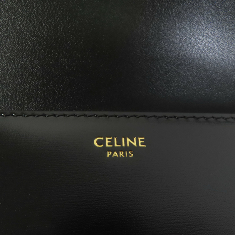 CELINE 牛皮皮革Classique Triomphe金扣肩背袋-8