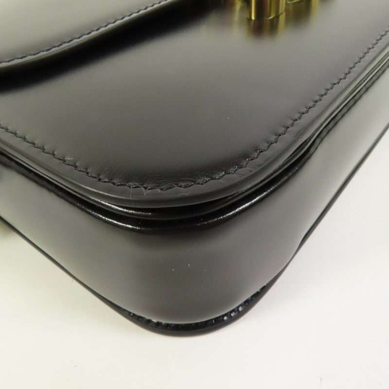 CELINE 牛皮皮革Classique Triomphe金扣肩背袋-12