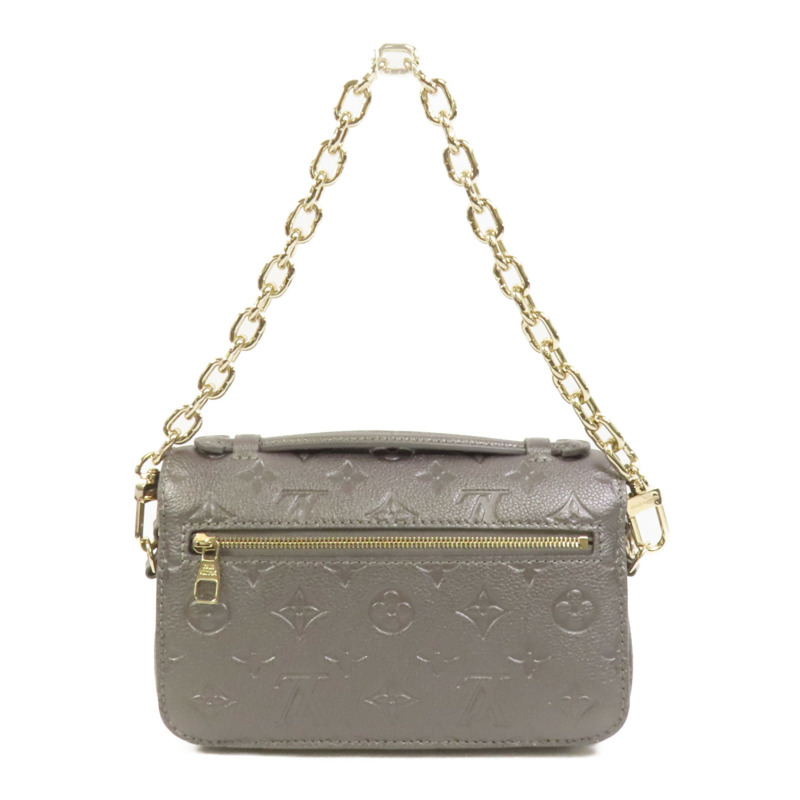 LOUIS VUITTON Monogram Empreinte Pochette Metis East West金扣手挽肩背兩用袋-1