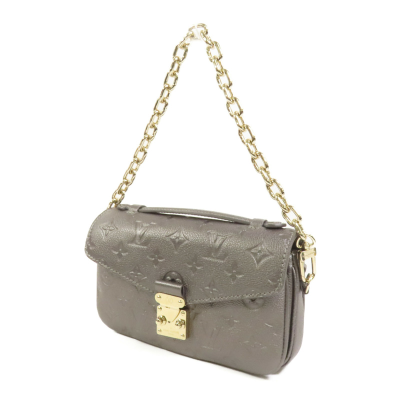 LOUIS VUITTON Monogram Empreinte Pochette Metis East West金扣手挽肩背兩用袋-2