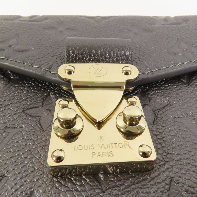LOUIS VUITTON Monogram Empreinte Pochette Metis East West金扣手挽肩背兩用袋-7