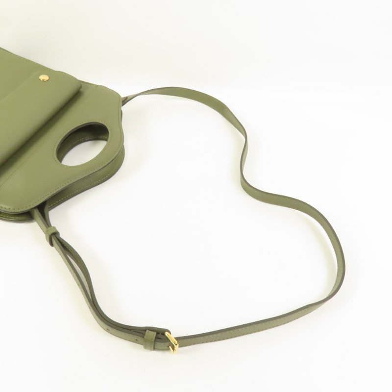 BURBERRY 牛皮皮革Mini Pocket Bag金扣手挽肩背兩用袋-5