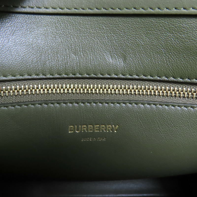 BURBERRY 牛皮皮革Mini Pocket Bag金扣手挽肩背兩用袋-8