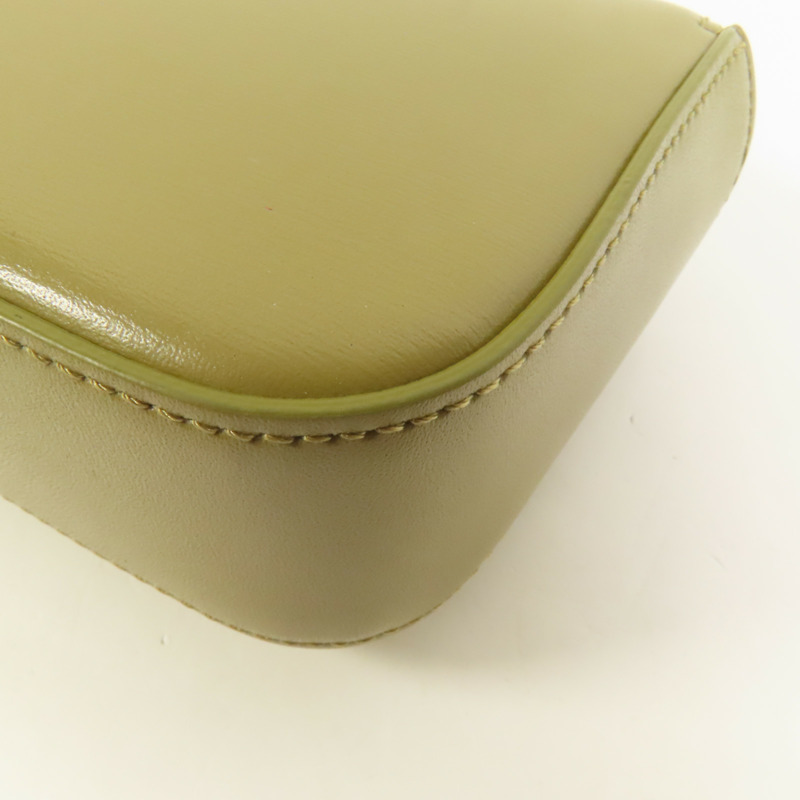 CELINE 牛皮皮革Mini Claude金扣肩背袋-13