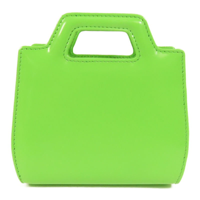 Salvatore Ferragamo 牛皮皮革Mini Chain Bag銀扣手挽肩背兩用袋-1