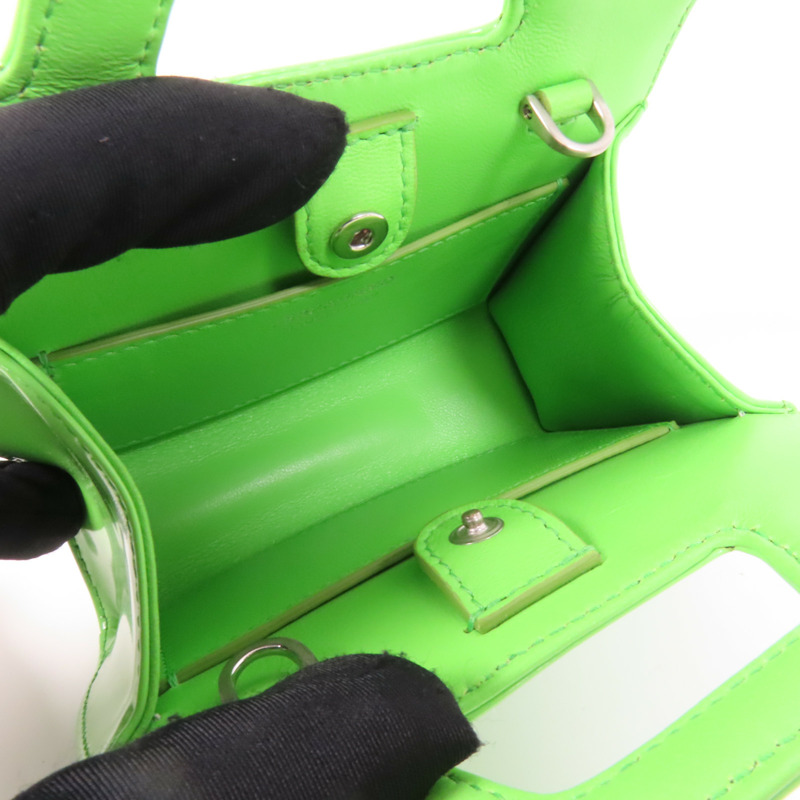 Salvatore Ferragamo 牛皮皮革Mini Chain Bag銀扣手挽肩背兩用袋-4