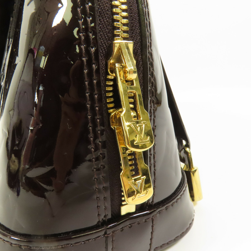 LOUIS VUITTON Vernis Alma BB金扣手挽肩背兩用袋-8