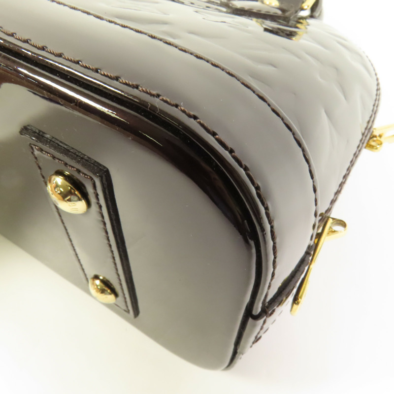LOUIS VUITTON Vernis Alma BB金扣手挽肩背兩用袋-15