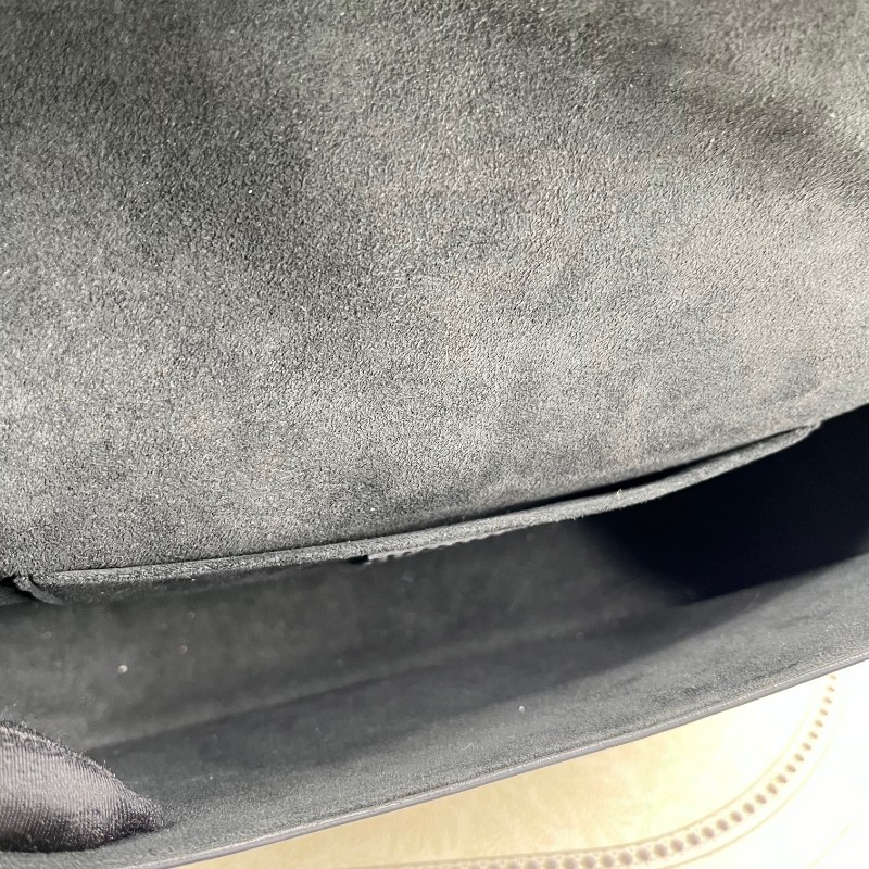 LV路易威登 1854系列SAUMUR限量馬鞍包 金鎖鎖頭包郵差包單肩斜挎包 黑色光面牛皮拼接刺繡 經典復古印花 包型立挺-14