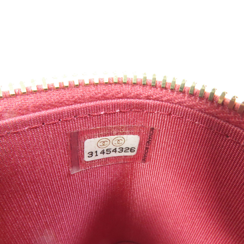 CHANEL 羊皮皮革Mini Top Handle Vanity Case金扣鏈帶肩背袋-8